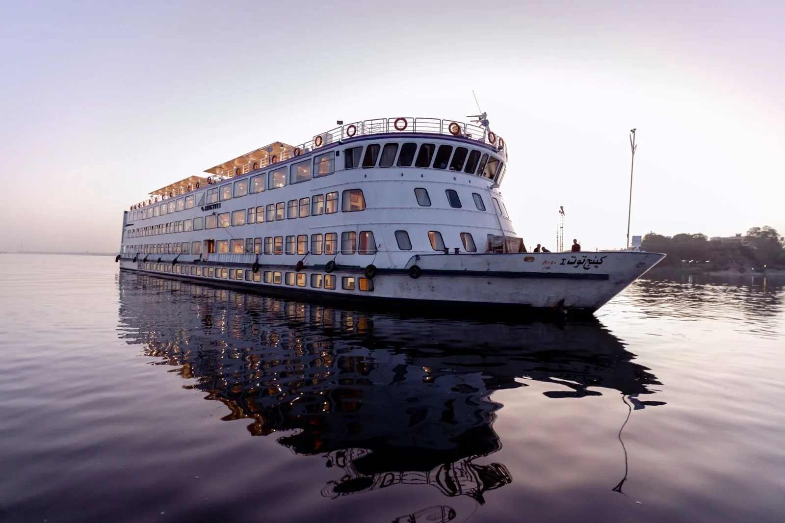 Exterior view of the MS King Tut I Nile Cruise Nile cruise ship